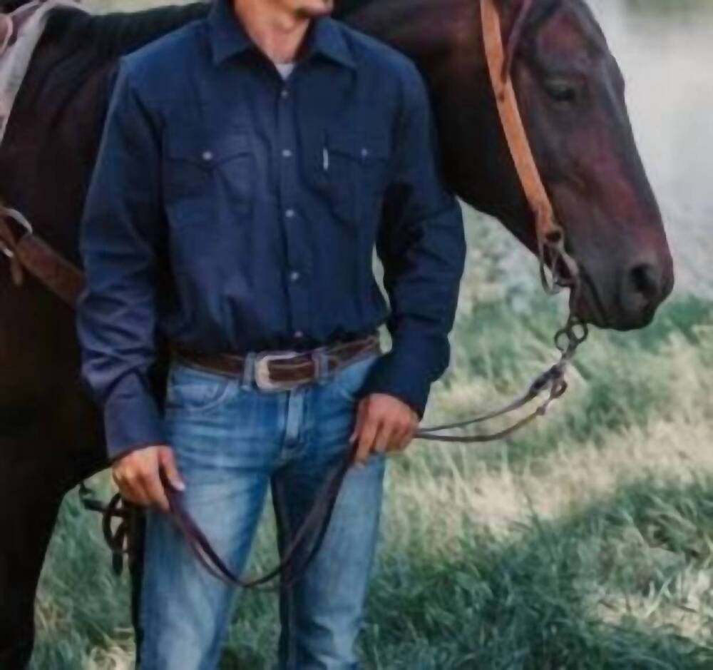 NEW OUTBACK TRADING CO. everett snap shirt in denim